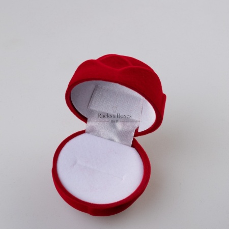Футляр флокированный роза под кольцо, цена указана за 25 шт